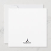 スクエアティーセットブライダルシャワー招待状 招待状 (裏面)