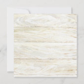 スクエアディアアントラーパインコーンシダ男の赤ちゃんシャワー 招待状 (裏面)