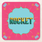 スクエアディワリコースター スクエアペーパーコースター (正面)