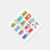 スクエアナプキン – いつでもドカラフルア スタンダードカクテルナプキン (角)