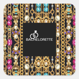 スクエアパールチェーン スクエアステッカー スクエアシール