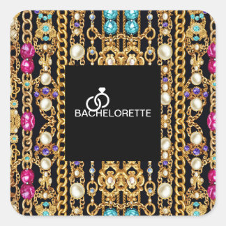 スクエアパールチェーン スクエアステッカー スクエアシール