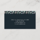 スクエアパールツリーオブライフアート – アワロ葉の 名刺 (裏面)