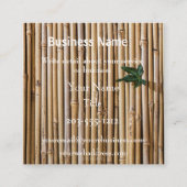 スクエアビジネスカード – 竹 – HAMbyWG スクエア名刺 (正面)
