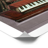 スクエアピアノ、1767年（写真） ポスター (角)