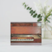 スクエアピアノ、1767年（写真） ポストカード (スタンド正面)