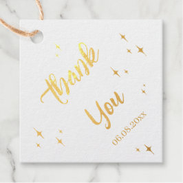 スクエアフォイルメッセージカードありがとう… フェイバータグ