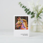 スクエアフォトメリー0440 --Go-Round Horse 名刺 (スタンド正面)