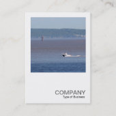 スクエアフォト0446 – モーターボートセヴァーン河口 名刺 (正面)