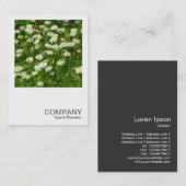 スクエアフォト0513 -デイジーメドウ 名刺 (正面/裏面)