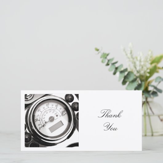スクエアフォト – バイクスピード サンキューカード (スタンド正面)