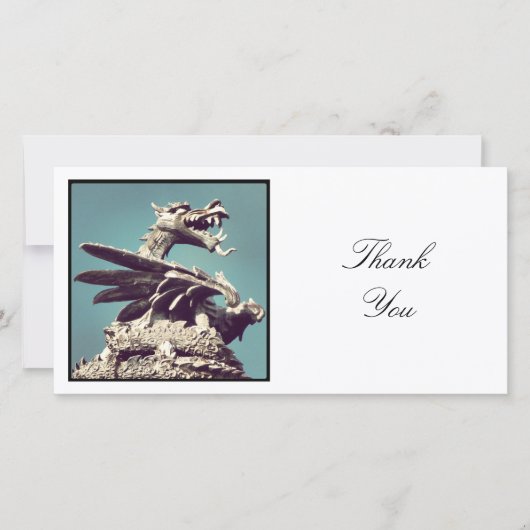 スクエアフォト – Dragon サンキューカード (正面)
