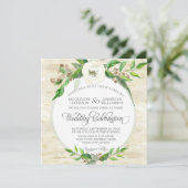 スクエアフォレストリーフウッドランドBOHO秋夏 招待状 (スタンド正面)