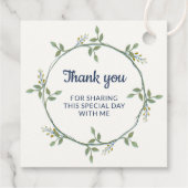 スクエアフローラリースラベルカスタム – コミュニオ感謝していン フェイバータグ (裏面)