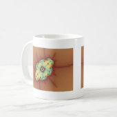 スクエアブレイン – フラクタルマグカップ コーヒーマグカップ (正面左)