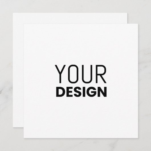 スクエアホリデーカ数々のード[サイズと形状] シーズンカード (正面/裏面)