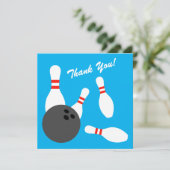 スクエアボウリングの誕生日パーティーお礼カード サンキューカード (スタンド正面)