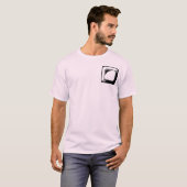 スクエアボタンデザインテンプレート Tシャツ (正面フル)