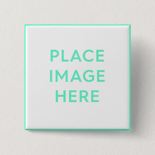 スクエアボタン、2インチ – お土産ギフトデザイン 缶バッジ (正面)