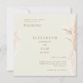 スクエアボホパンパスクリーム結婚と (正面)