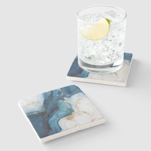 スクエアマーブルコースター ストーンコースター (横)