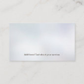 スクエアマーブルツリーゴールデン蝶 名刺 (裏面)