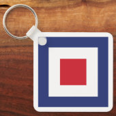 スクエアモダン キーホルダー (正面)