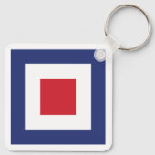 スクエアモダン キーホルダー (裏面)