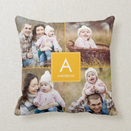 スクエアモノグラムカスタム装飾用クッション クッション