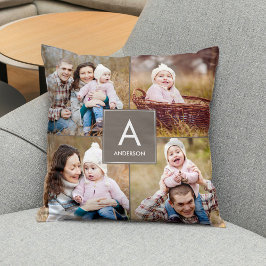 スクエアモノグラムカスタム装飾用クッション クッション