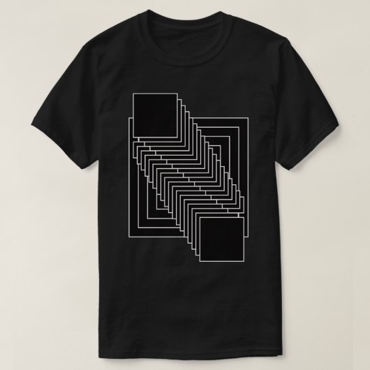 スクエアモーフオペアートデザイン Tシャツ (デザイン正面)