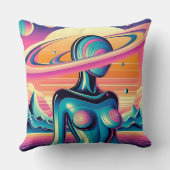 スクエアライフアートの一般的なラウンド クッション (裏面)