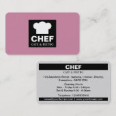 スクエアラベルカフェ – カシミヤバラ 名刺 (正面/裏面)