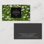 スクエアラベル01a -デイジー牧草地 名刺 (正面/裏面)