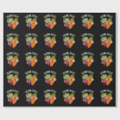 スクエアルーツおもしろいスプンダークBG ラッピングペーパー (フラット)