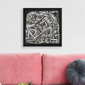 スクエアワン、バイブライアン・ベンソン キャンバスプリント (インサイチュ (リビング))