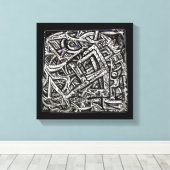 スクエアワン、バイブライアン・ベンソン キャンバスプリント (インサイチュ (ウッドフロア))