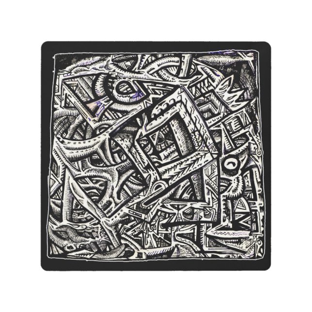 スクエアワン、バイブライアン・ベンソン メタルプリント (正面)