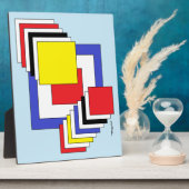 スクエアーズ・アブストラクト フォトプラーク (側面)