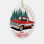 スクエア体ホリデーズ セラミックオーナメント (右)