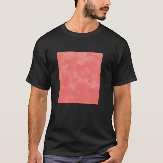 スクエア内スレッドレスエメライン正方形Coral Gr Tシャツ (正面)