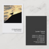 スクエア写真0514 – ニシン・ガルサンセット 名刺 (正面/裏面)