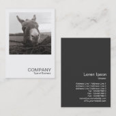 スクエア写真0589 -フレンドリーロバ 名刺 (正面/裏面)