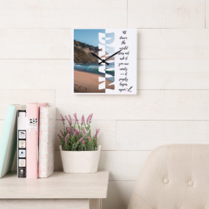  スクエア壁時計