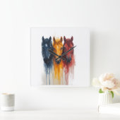 .. スクエア壁時計 (ホーム)