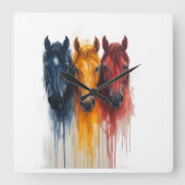 .. スクエア壁時計 (正面)