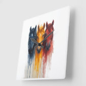 .. スクエア壁時計 (傾斜)