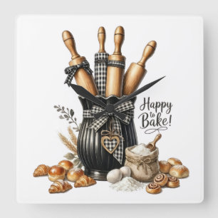  スクエア壁時計