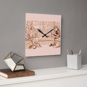  スクエア壁時計