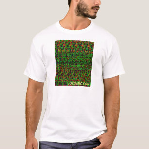 スクエア実体画 Tシャツ